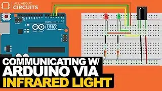 Remote Viewing Communicating with an Arduino via Infrared Light - video 1
