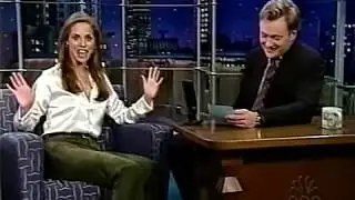 Conan O'Brien 'Elizabeth Berkley 8/17/00