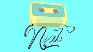 Creating Cassette tap with spline name in cinema 4d( cartoon style)_Free project c4d