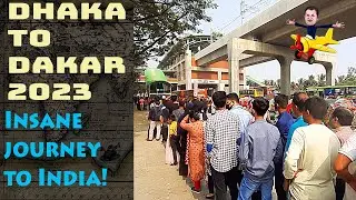 Riding the Dhaka Metro | Flying IndiGo | Dhaka to Kolkata | Dhaka to Dakar Ep 4