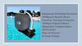 Poolking Filtration Equipment | Plastic Filter with Pump System With 4 Way Valve from 350~700mm