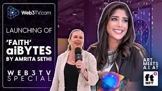 Art meets AI with the digital artist AMRITA at ftNFT!