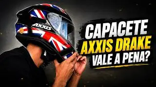 CAPACETE AXXIS DRAKEN 🇬🇧 - MEU CAPACETE AXXIS CHEGOU!