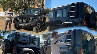 2024 Thar Roxx Full Modification | Offroad Bumper | Side Ladder | Side Box | TAG Bhopal | 9560815118