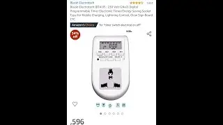 Blackt Electrotech : 230 Volt Digital Programmable Timer Electronic Timer Energy Saving Sockets
