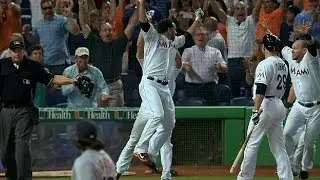 Alvarez finishes no-no, Marlins walk-off