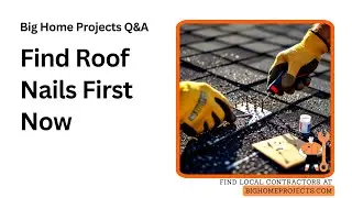 Detecting Roof Nails Before Shingle Patch Repair