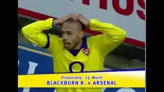 Round 28: Blackburn Rovers 0-2 Arsenal [2003-2004]