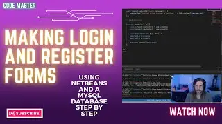 Making Login and Register Forms in Java Using NetBeans And A MySQL Database Step by Step
