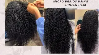 Micro braids #microbraids #hairstyles #naturalhair