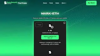 MARK Balancer pool farming video tutorial