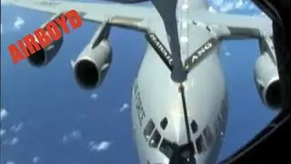 C-17 Aerial Refueling Training Over The Pacific