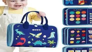 Hot Toddlers Travel Busy Board for Boys Girls Montessori Toys for 2+ Year Old Preschool Learning Lif