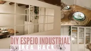 DIY ESPEJO INDUSTRIAL 😱|| DECORACIÓN IKEA HACK 💚