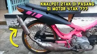 Experiment Ganti Knalpot Motor 4tak Jadi 2tak Suaranya Aneh