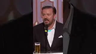 Ricky Gervais ROASTS Tina Fey and Amy Poehler Golden Globes