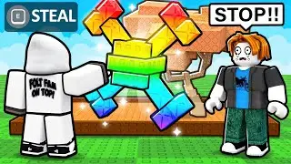 Stealing The RAREST FRUITS In Grow A Garden!