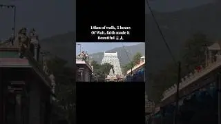 14 km of walk, 5 hours of wait faith made it beautiful 🧿 | Arunachalam #temple
