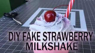 DIY Fake Milkshake