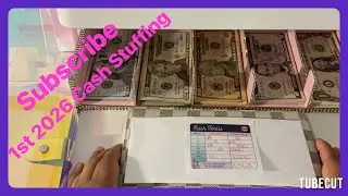 1st Cash Stuffing in 2026/Tweaking my budget/New Home Owner#cashenvelopes #money #debtfree 