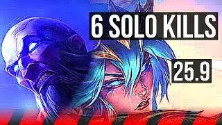RYZE vs VAYNE (TOP) | Rank 2 Ryze, 6 solo kills | JP Challenger | 25.9