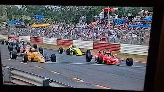 Lakeside International Raceway QLD 1990s Formula Ford Race Start Australia Mark Webber Bargwanna