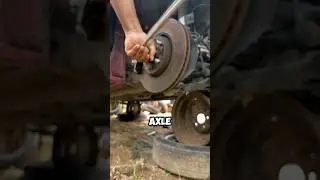 Axle Nut Removal #mechanic #car #fix