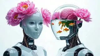 The Cyborg Aquarium: When AI Falls in Love | Surreal Robot Art 🤖💖