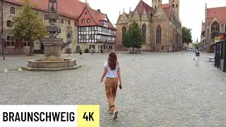 Walk Braunschweig | Brunswick, Germany 4K