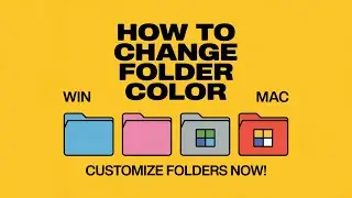 HOW TO CHANGE THE FOLDER COLOR ON WINDOWS !!