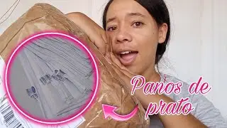 RECOMENDO: COMPREI 50 PANOS DE PRATO NA INTERNET 😱
