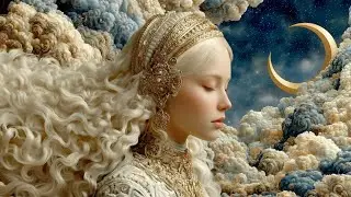 The Royal Moon Goddess: Lavender Fields & Celestial Night Music | Opus Fantasy 4K