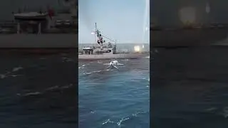 Missile boat attacks enemy warship - SEA POWER