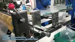 Full Automatic School  Folder Button File Bag Plastic Document File Folder Bag Making Machine