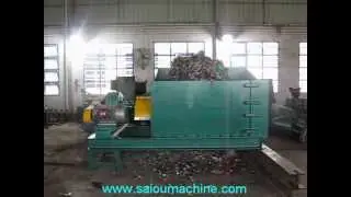 Waste Plastic Bale, Waste plastic breaker (Saiou machine)