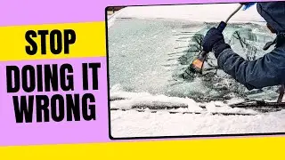 ❄️FASTEST Way to Remove Ice from Your Windshield🚗No Scraping Needed