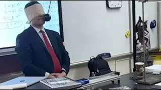 Why did Mr. Bari blindfold himself as the bob came flying&mdash;Is he a coward?