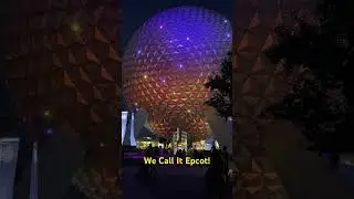 Epcot&rsquo;s Spaceship Earth Light Show! #epcot #disney