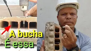 Parede de tijolo use essa bucha ou vai soltar!