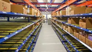 Carton flow rack