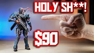 This New Action Figure Brand is Changing EVERYTHING. LPZZ Deathstroke - Shooting & Reviewing