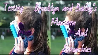Testing Brooklyn and Bailey's Mascara and Scrunchies