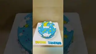 Moon Star Cake | Lovely | 1-month cake | Book yours now