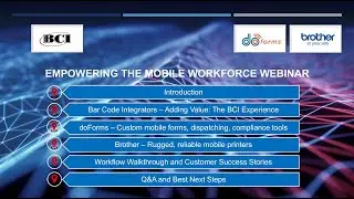 Empowering the Mobile Workforce  BCI, doForms and Brother