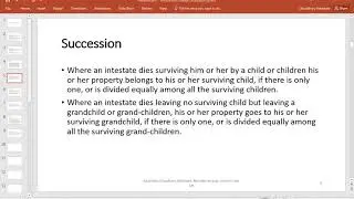 Christian Law of Sucession