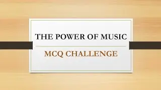 Conquering The Power of Music: MCQ Answers Unveiled | Solved MCQ | PAYAL DUTTA