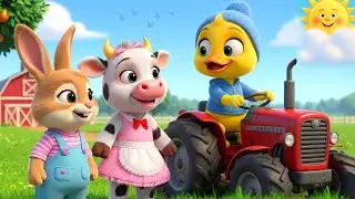 Mim Mim Duck Helps on the Farm 🌱🚜 | From Seed to Harvest for Kids 🌞