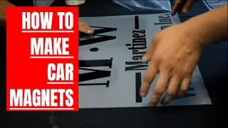 How to make car magnets ( 1 way )