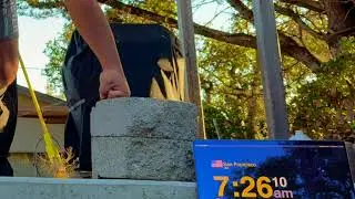 bruce lee fist pushups on stone