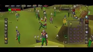 Oldschool RuneScape pking f2p insane range 2h pure 37 Stack KO